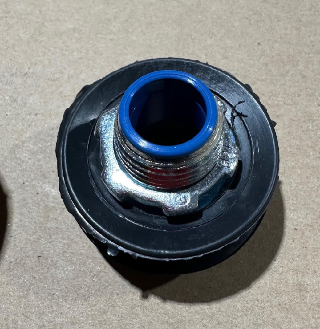 ABB Thomas & Betts OCAL ST1/2-G PVC Coated 1/2″ Liquidtight Liquid Connector