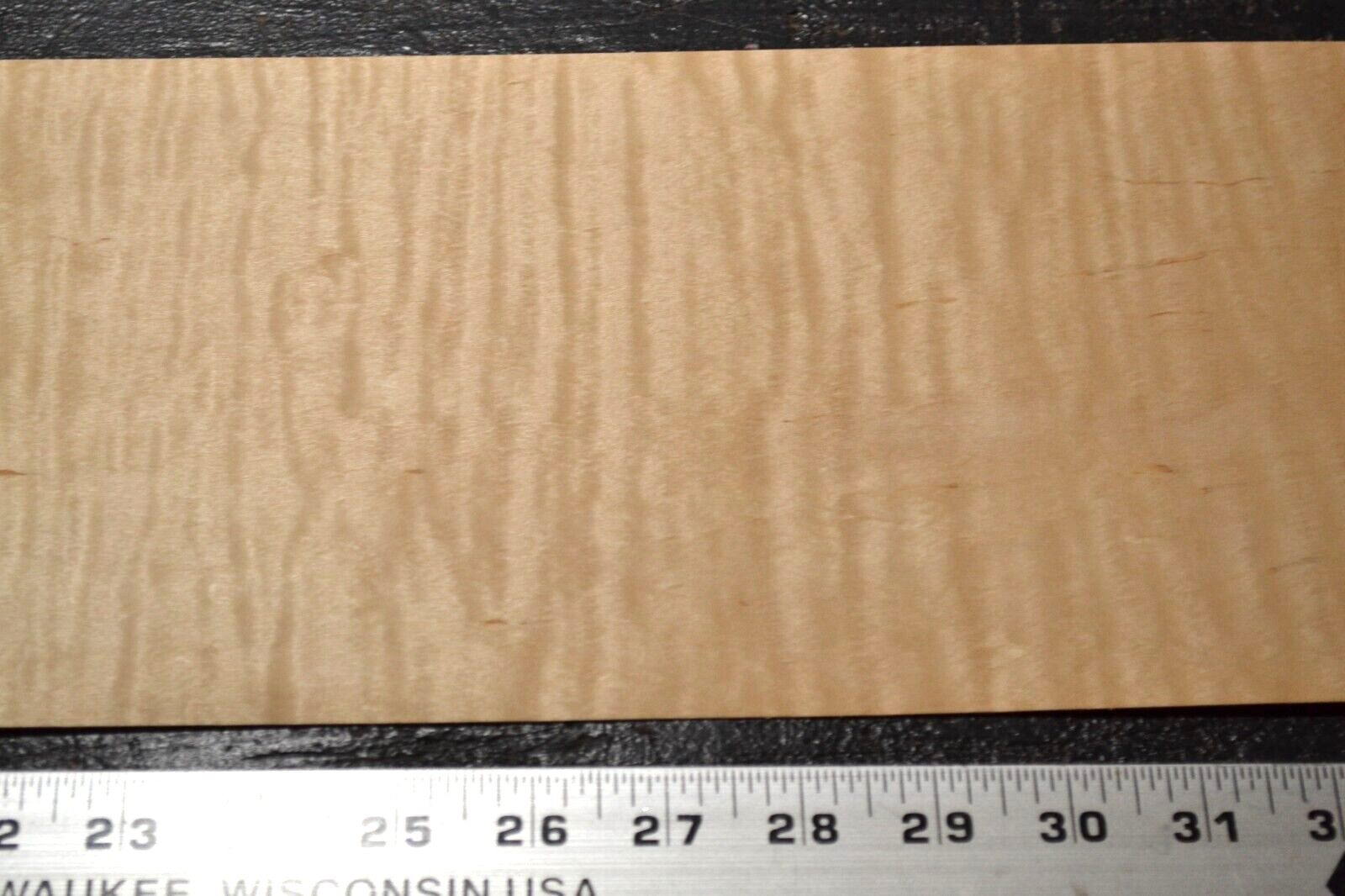 Flame Maple Raw Wood Veneer Sheet 6 x 35 inches 1/42nd 4671-56