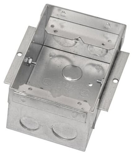 Steel City 61W, 5-5/16″ x 3-11/16″ x 2-15/16″, 1-Gang, Floor Box, 1 pc