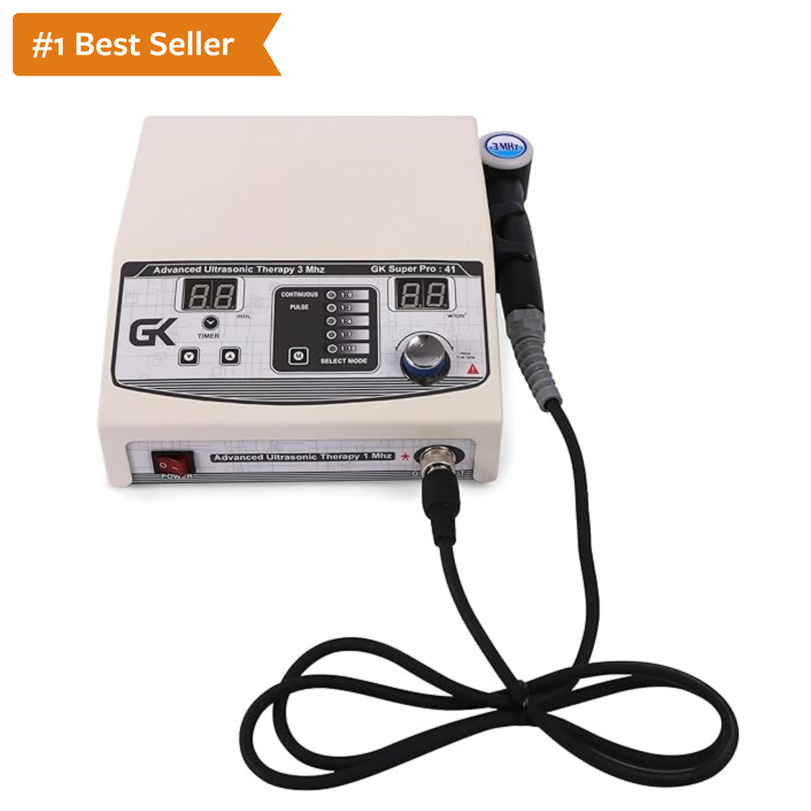 Super Pro Ultrasound Therapy Machine Ultrasound Physiotherapy Massager 3MHz Unit
