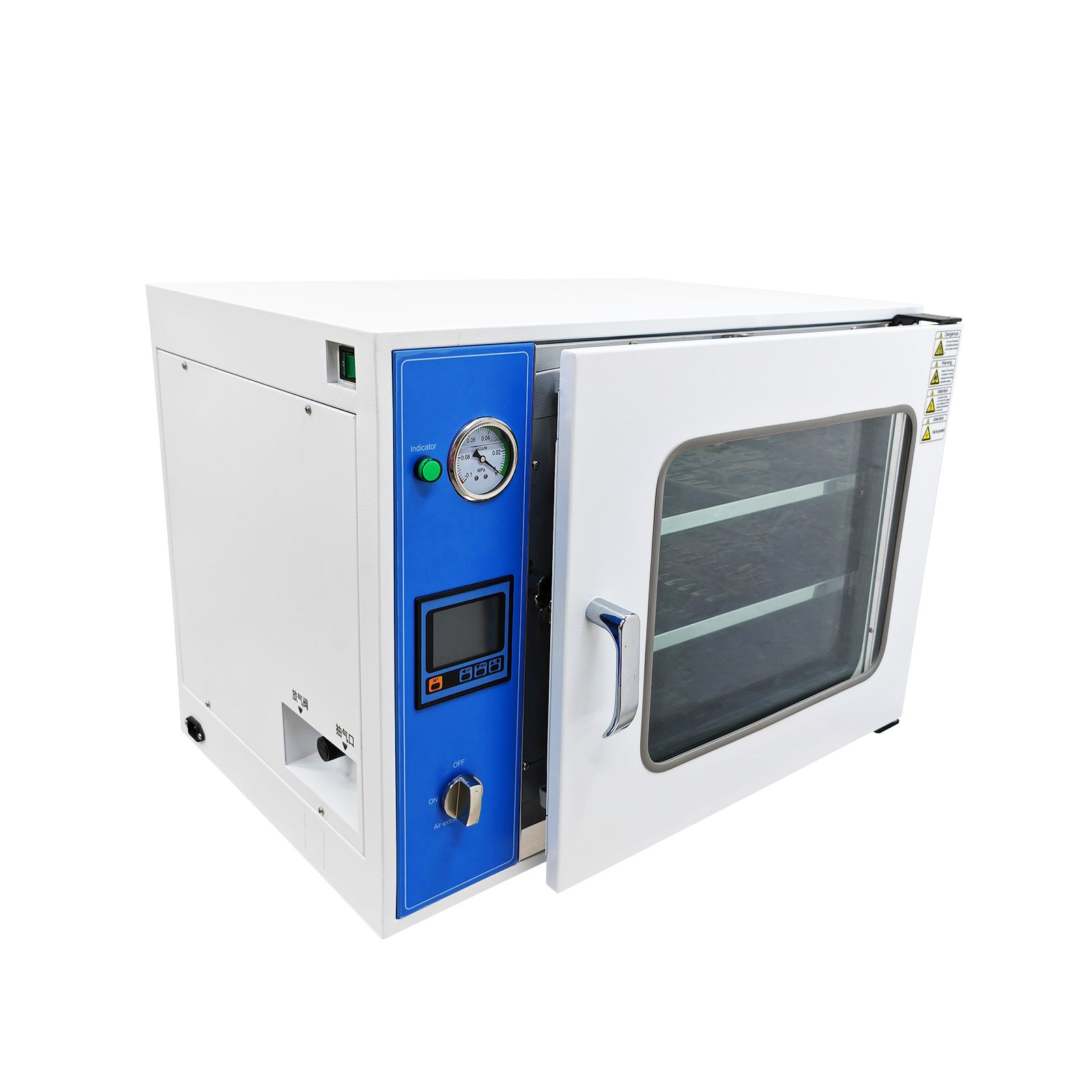 2-layer 1.9Cu ft Vacuum Drying Oven Intelligent Temperature Control for Lab 110V