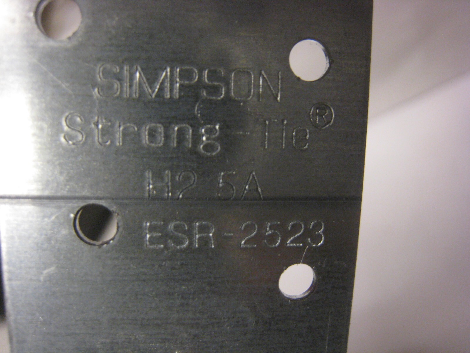 20 Simpson H2.5A Hurricane Tie Strap Rafter Joist Connector WITH 200 Joist NAIL