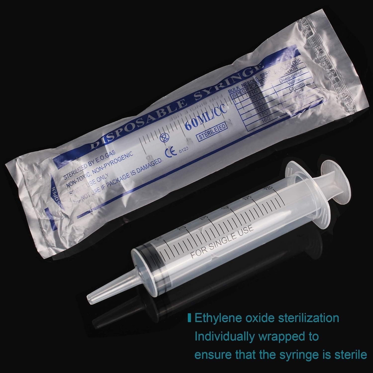12Pack 60ml Syringe for Liquid – Large Plastic Syringes Without Needle for Jello