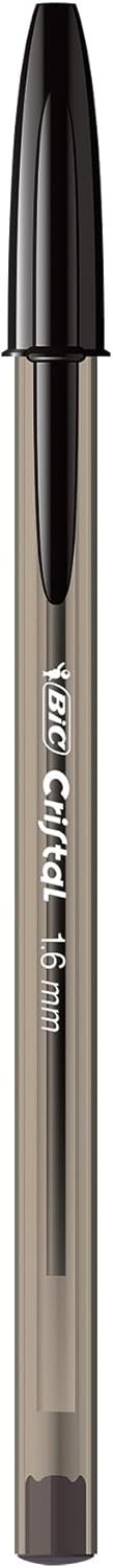 BIC Cristal Xtra Bold Ball Pen, 1.6mm, Black, 24 Pack