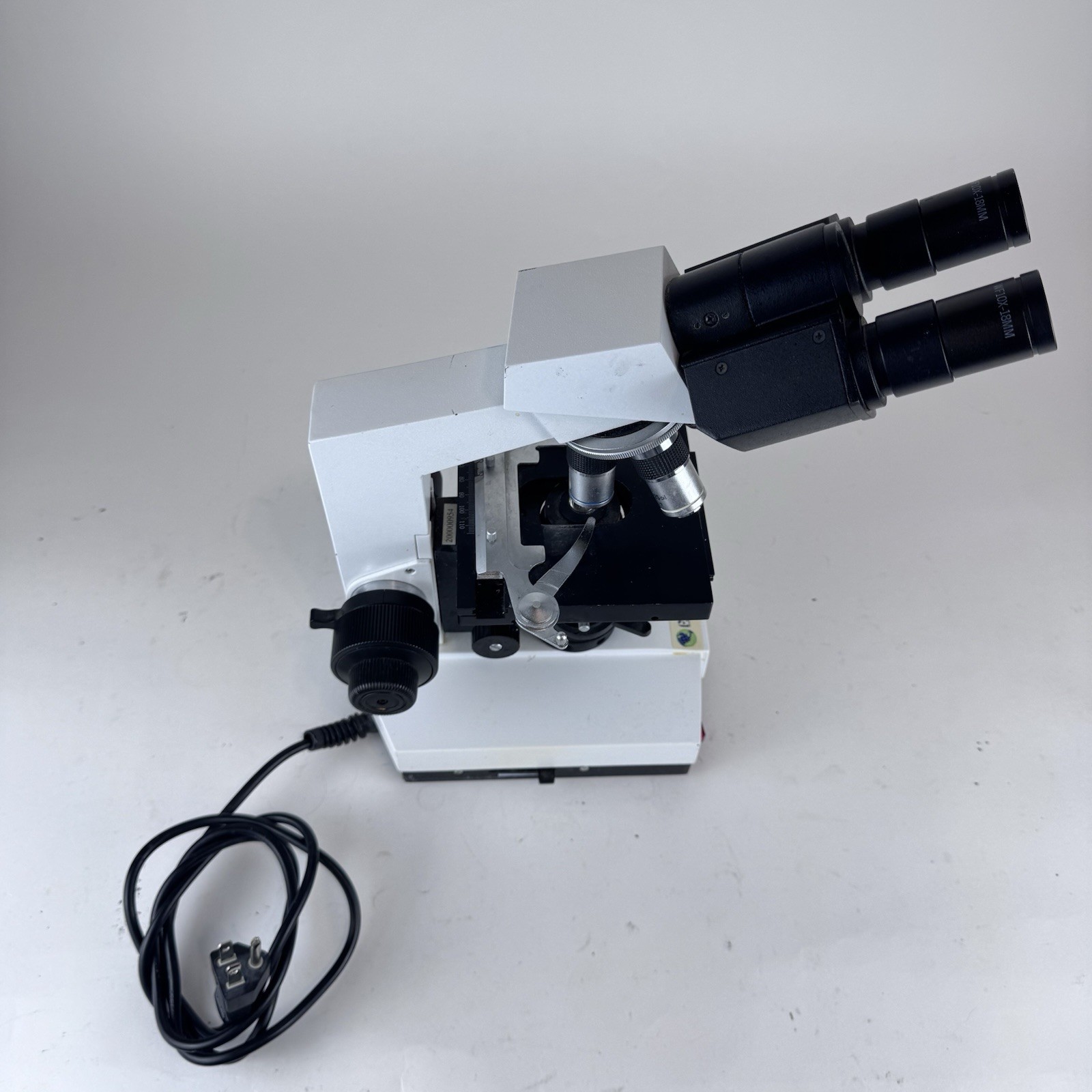 PSS Select Laboratory Compound Binocular Microscope + 4X 10X 40X 100X Objectives