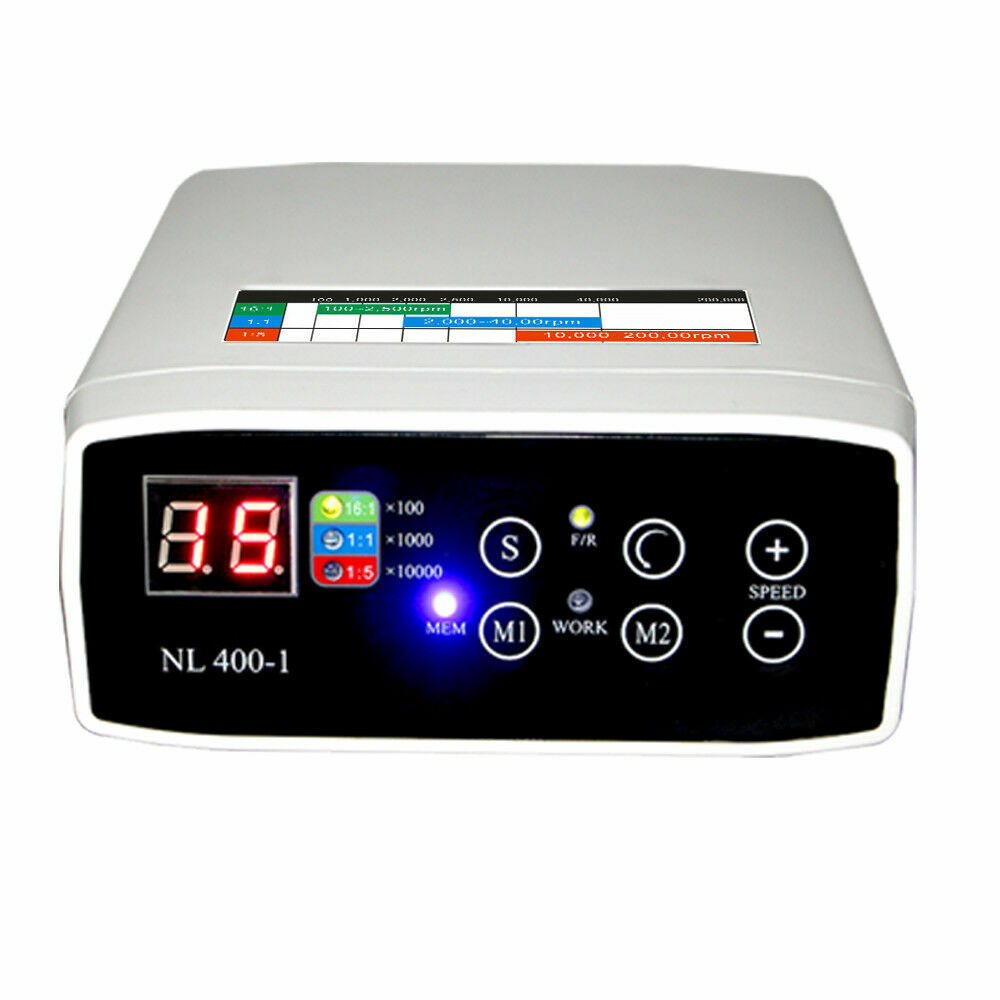 E-TYPE Dental Electric Motor + 1:1 + 1:5 HIgh & Low Speed Handpiece Contra Angle