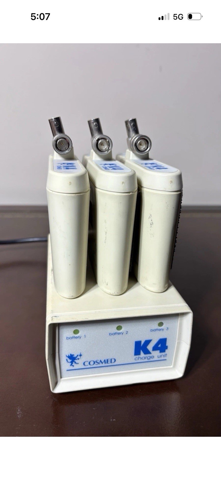 Cosmed K4 B2 Metabolic Analyzer. P/N C09052-02-99 W/RS232 Cable & Power Cable