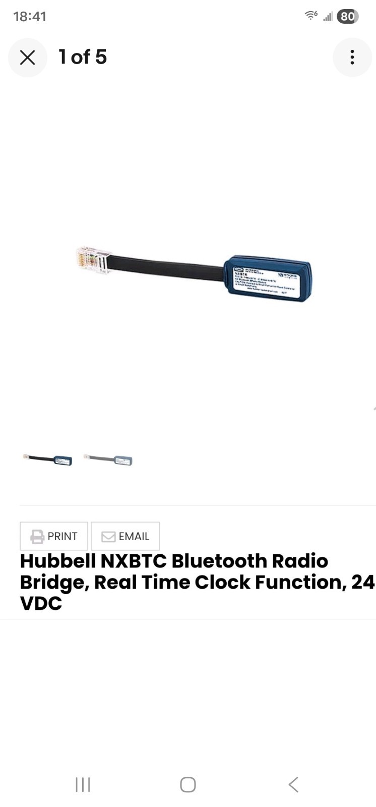 HUBBELL NXBTC NX Bluetooth Radio Module