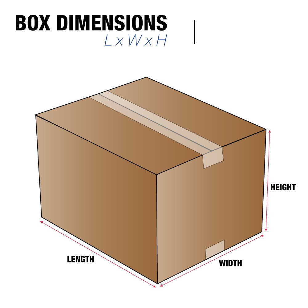 24X20X16 Corrugated Boxes, Large, 24L X 20W X 16H, Pack of 10 | Shipping, Packag