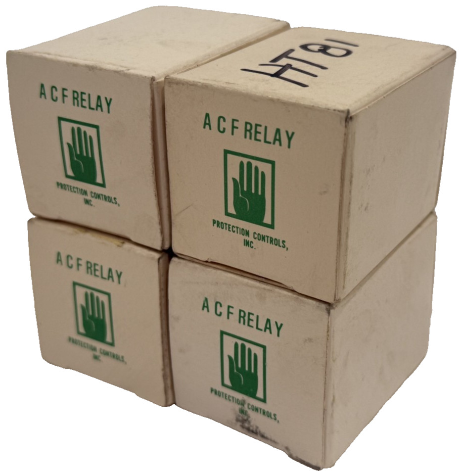 LOT OF 4 NEW PROTECTION CONTROLS ACF-RELAY POWER RELAY ACFRELAY