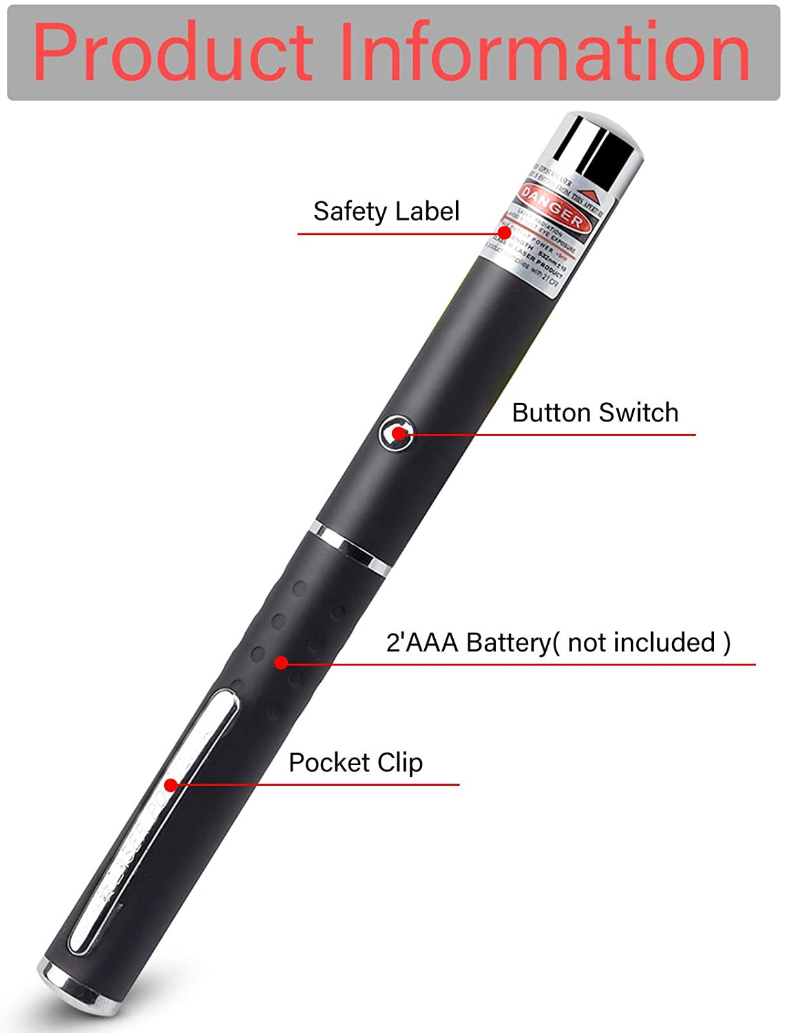 3 Packs Color 900Mile Laser Pointer Pen Green Blue Red Light Visible Beam Laze