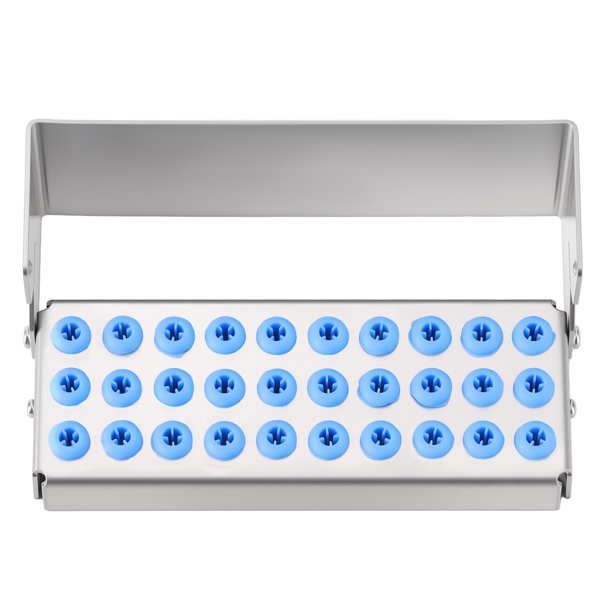 AZDENT Dental Diamond Polishing Burs FG 1.6mm/ 8/30 Holes Burs Holder Sterilizer