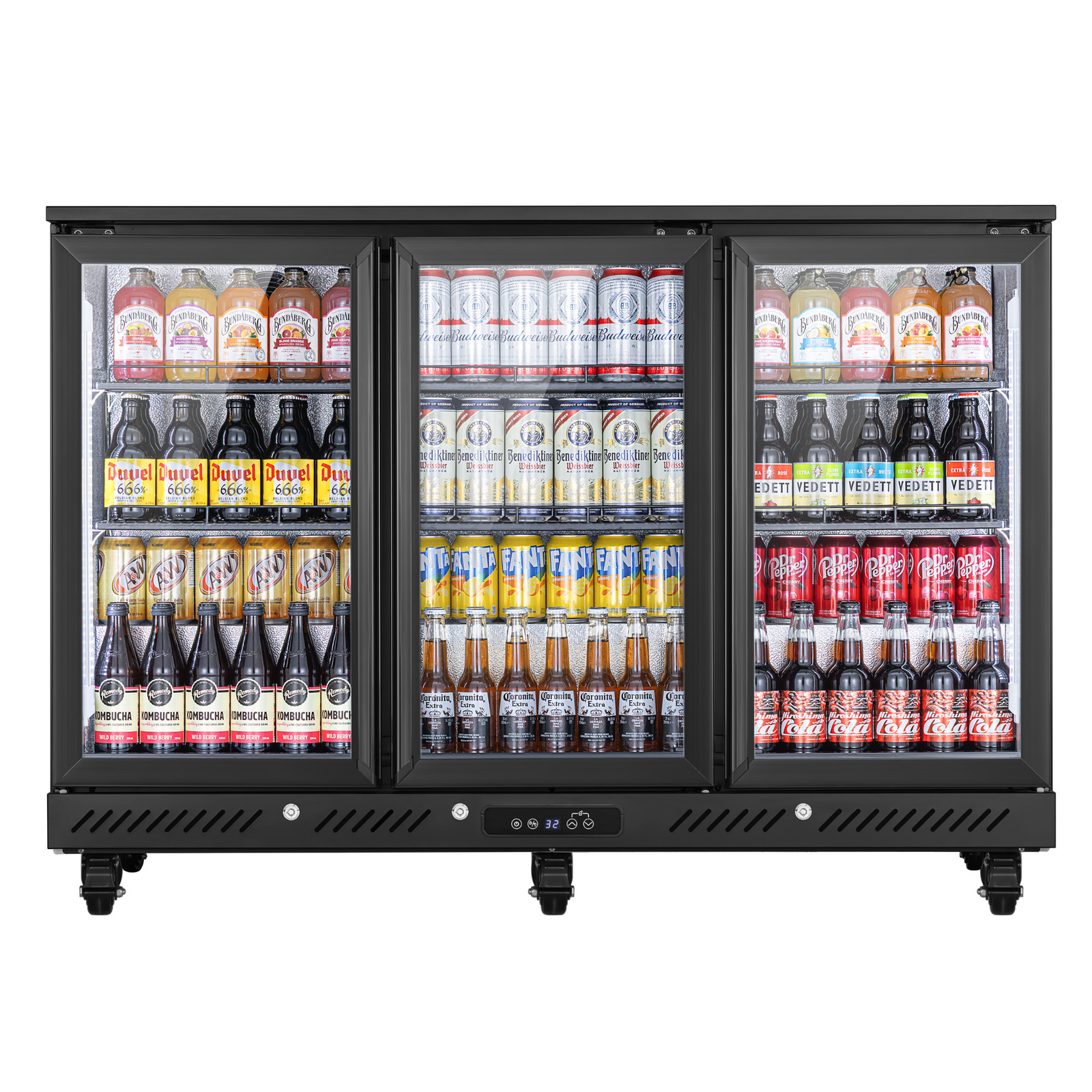 Yeego 10 Cu.Ft Back Bar Cooler Commercial Beverage Refrigerator Under Counter