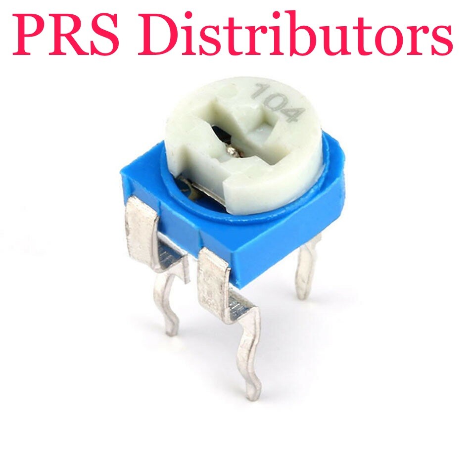 50 Trimmers Potentiometers 100Ω to 1MΩ Adjustable Variable Resistors RM-065