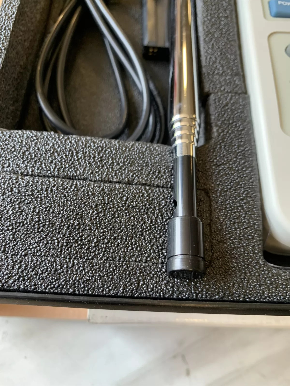 Datalogging Hot Wire Air-Flow Volume Anemometer with Type K/J Thermocouple Port