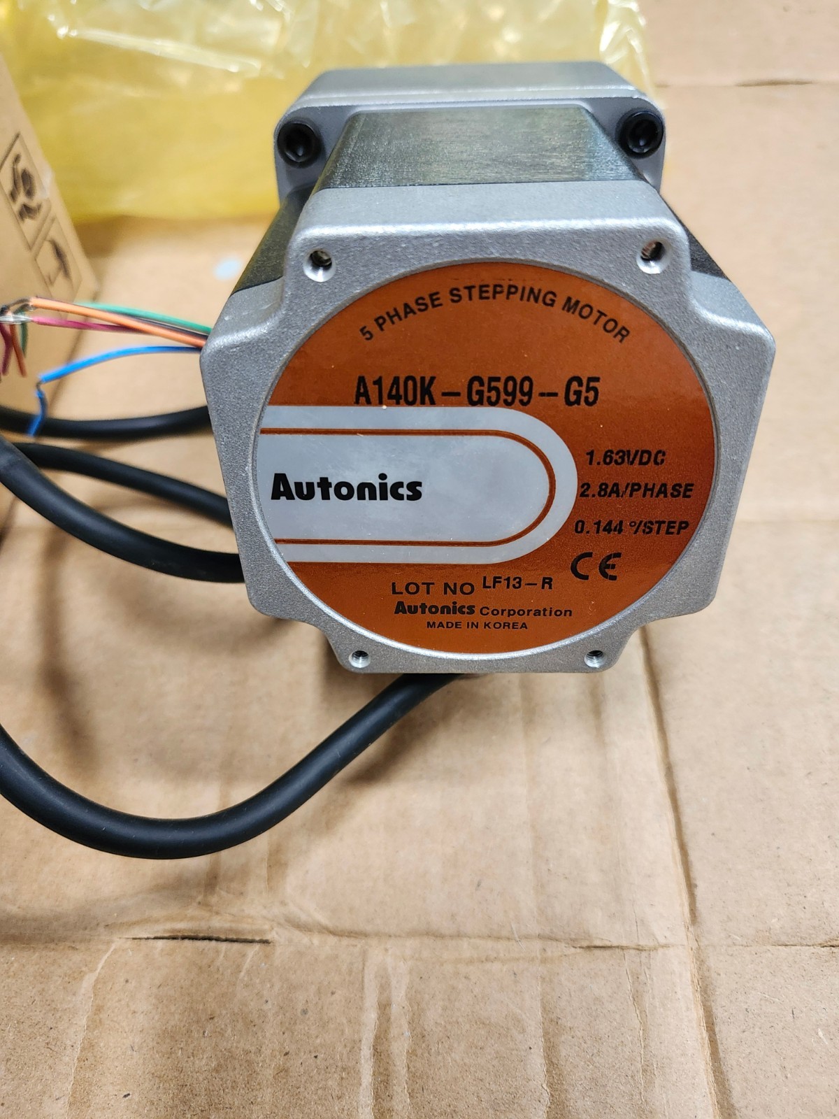 AUTONICS STEPPER MOTOR (A140K-M599-G5) NEMA 34 / 85MM FRAME ( 5PFE9 5-Phase)