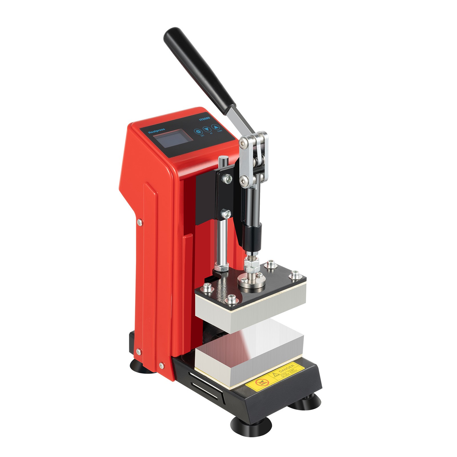Heat Press Machine 900W Mini Manual Heat Presser Heavy Duty Hot Press Stamping