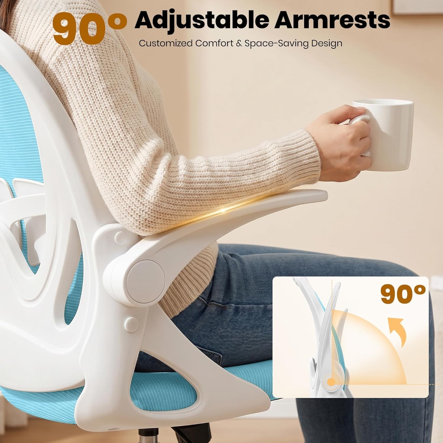 Drafting Chair with Memory Foam Cushion Ergonomic Design for Comfort and Support