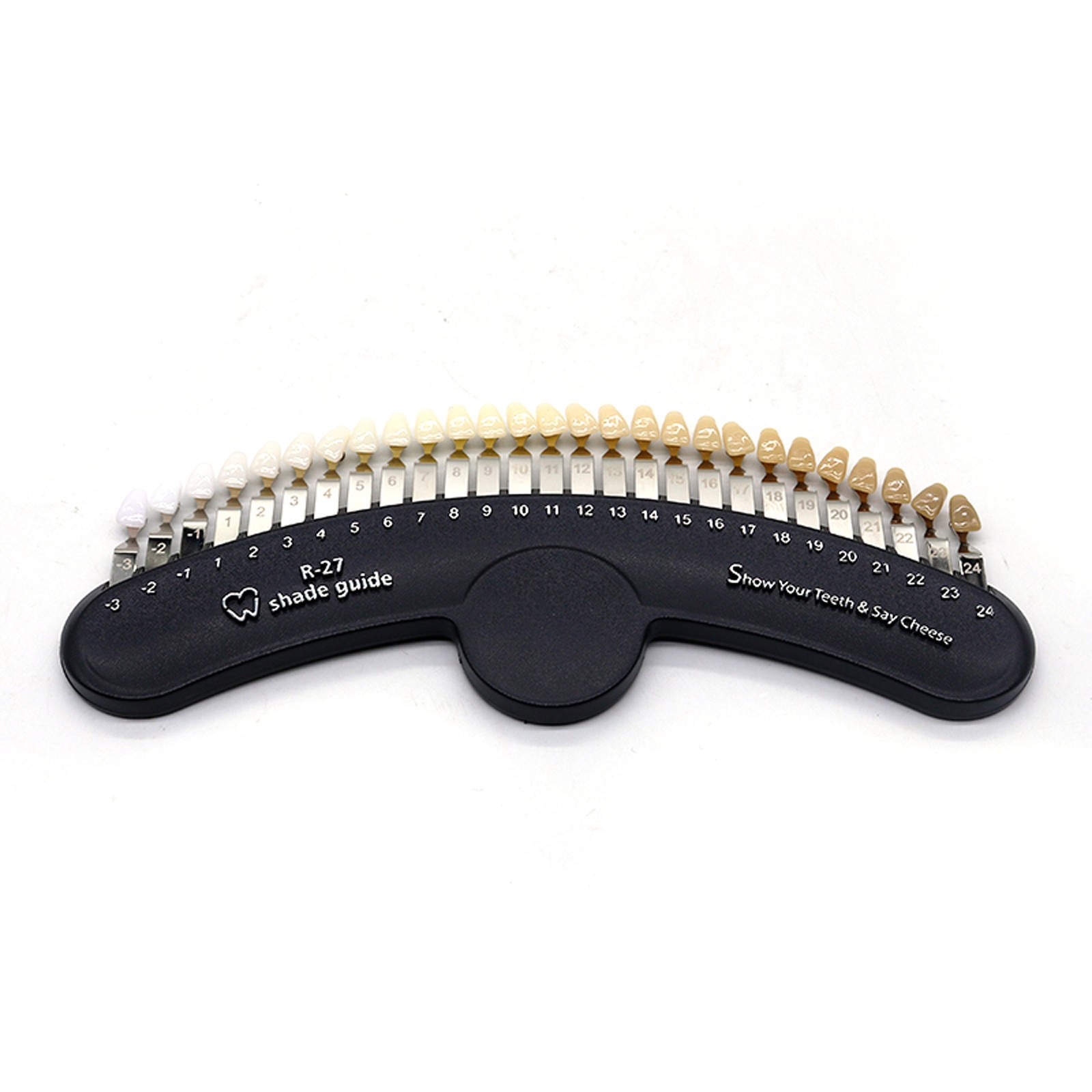 Shade Guide Dental Teeth Whitening Bleaching Comparison Shade Guide 27 Colors