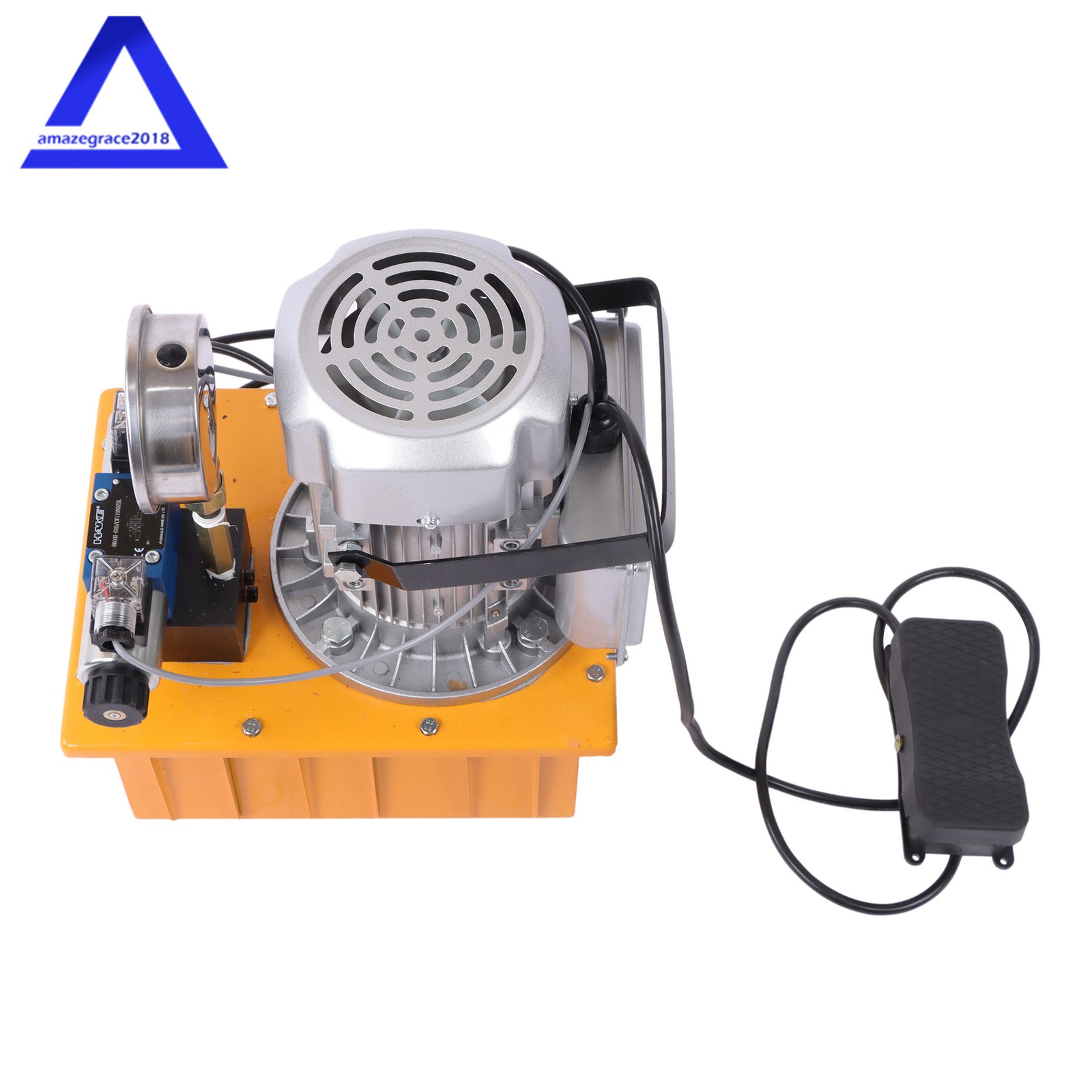 Electric Hydraulic Pump Double Acting Oil Pump 10000 PSI 750W 8L Solenoid Valve