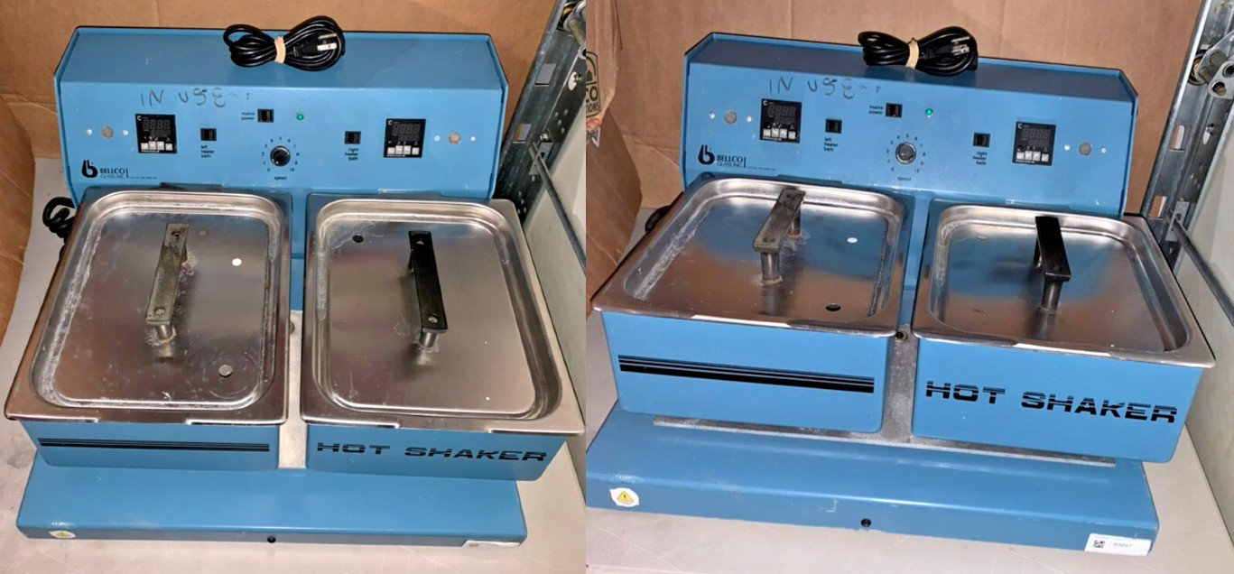 Lab WATER BATH & SHAKER | Dual Pan | PRECISE Temp | Fully Tested Works Properly