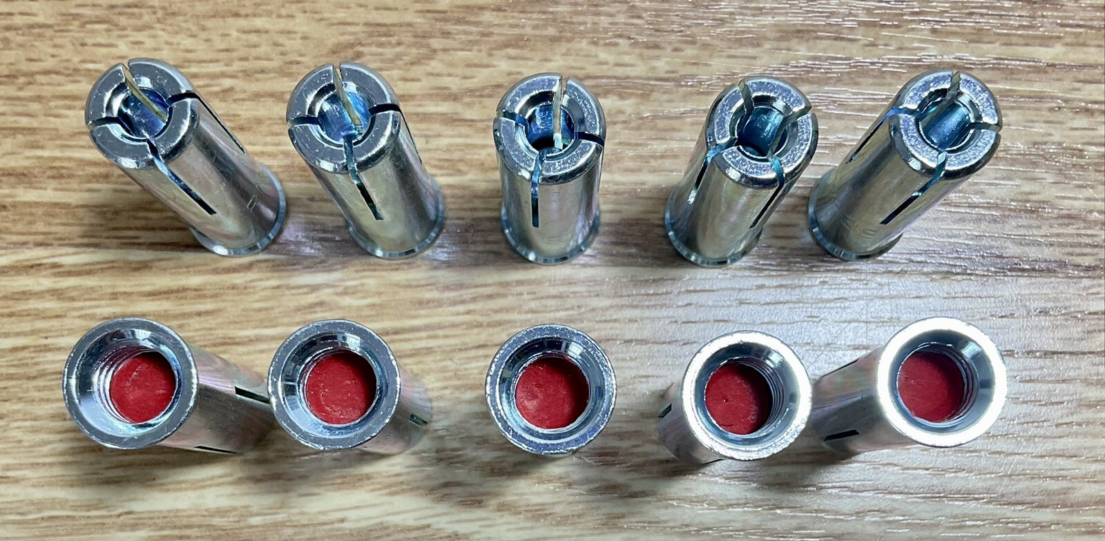 RED HEAD 3/8”Drop In Anchor RM-38 *Lot of 10* *Fast Shipping*