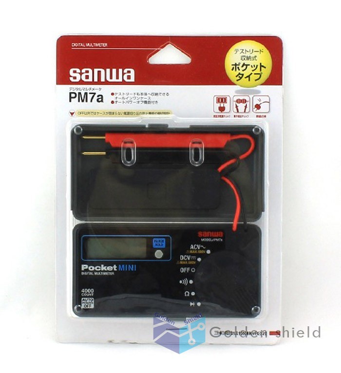NEW Sanwa PM7A Pocket mini size portable Multimeter DMM✦Kd