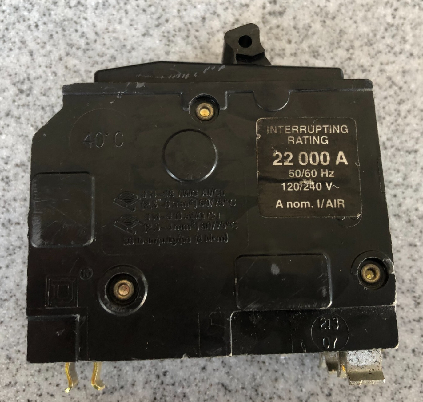 SQUARE D QO230VH 2P 30A 240V 22K plug in circuit breaker