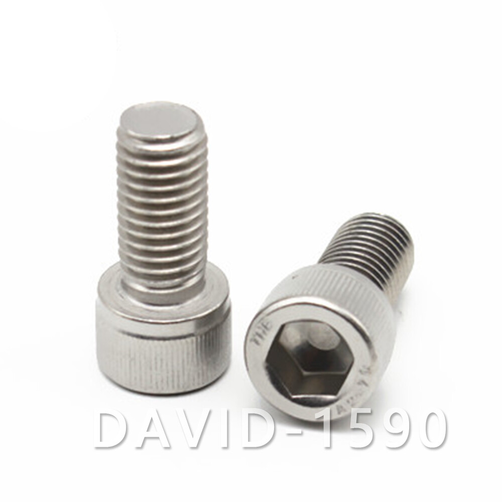 M7 Allen Screw Hex Socket Bolt Cap Head Screws White 12.9 Steel Length 10 – 40mm