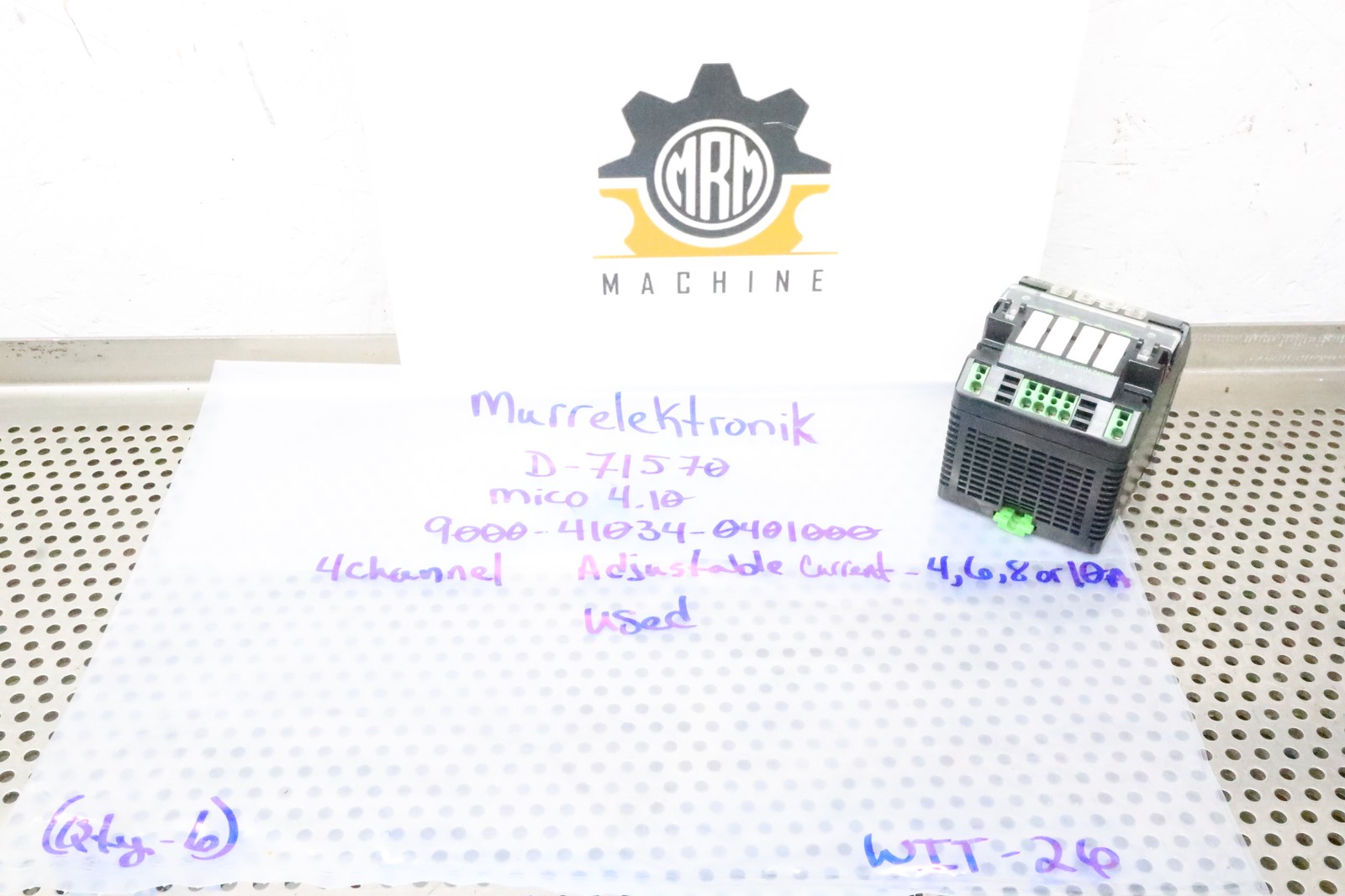 Murr Elektronik D-71570 9000-41034-0401000 24V Circuit Breaker Used Warranty