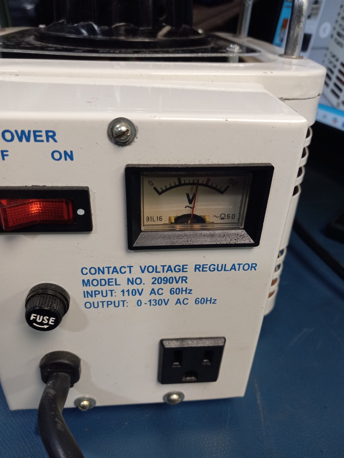 KRM 2090VR 110V Input 0-130V Output Contact Voltage Regulator