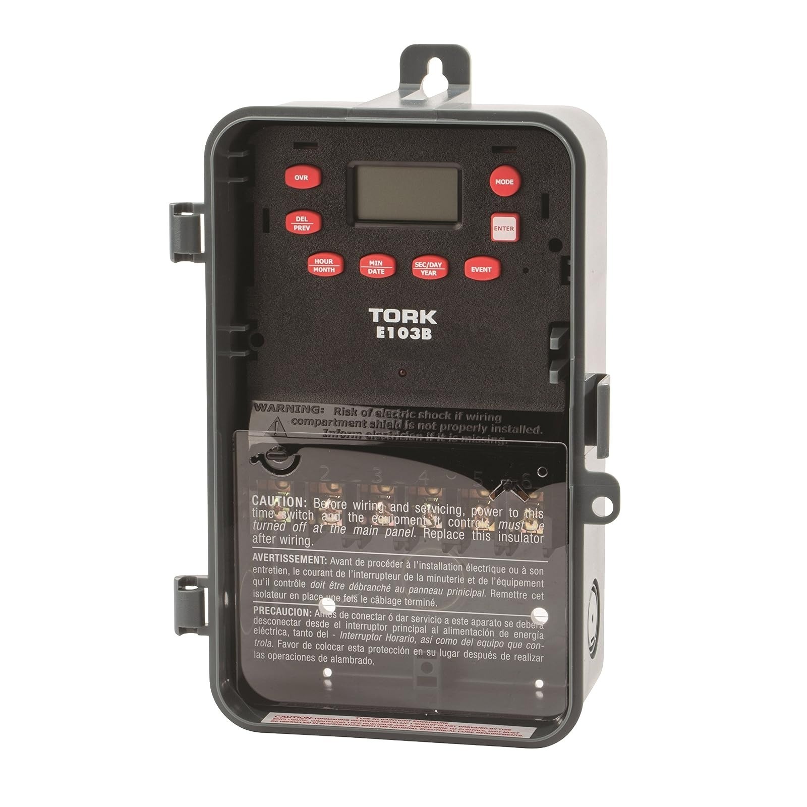 NSI Multipurpose Control 24 Hour Time Switch, E103B, 120-277 VAC