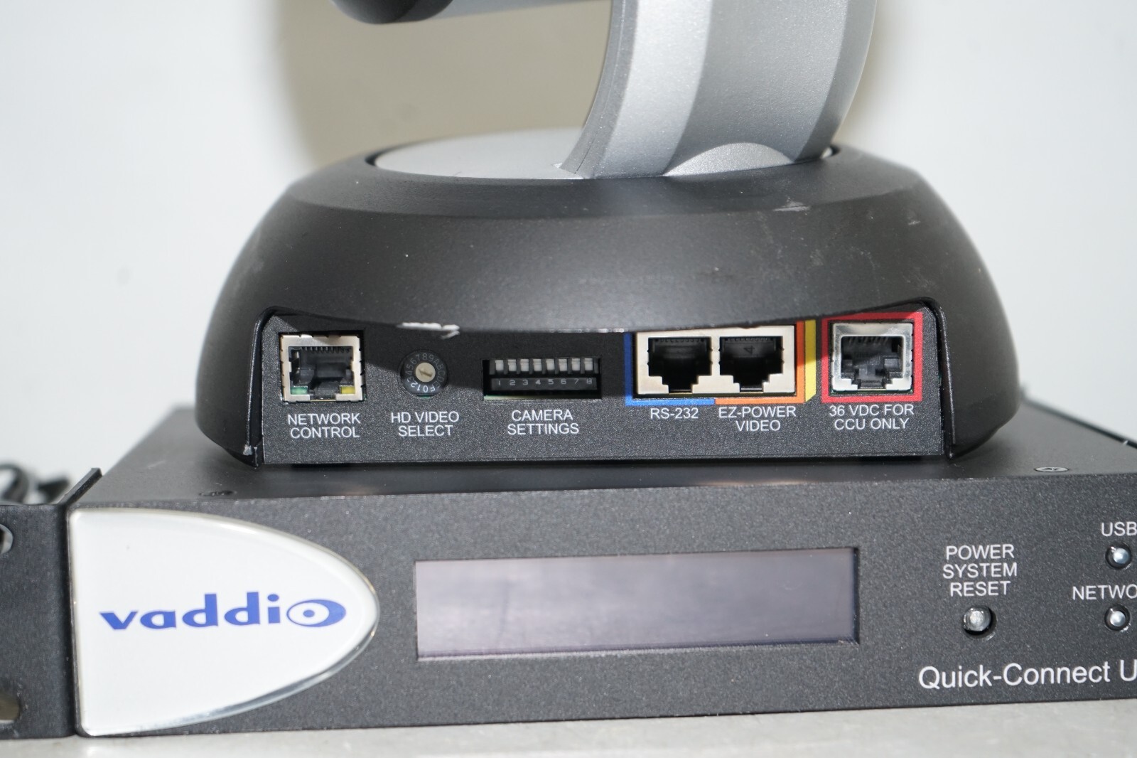 ^ Vaddio Roboshot 12 HD PTZ Video Conference Camera & Interface