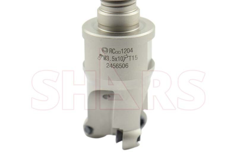 SHARS 1-1/4″ 3 Flute Round Coolant Thru Indexable End Mill Head RCKT Insert ![
