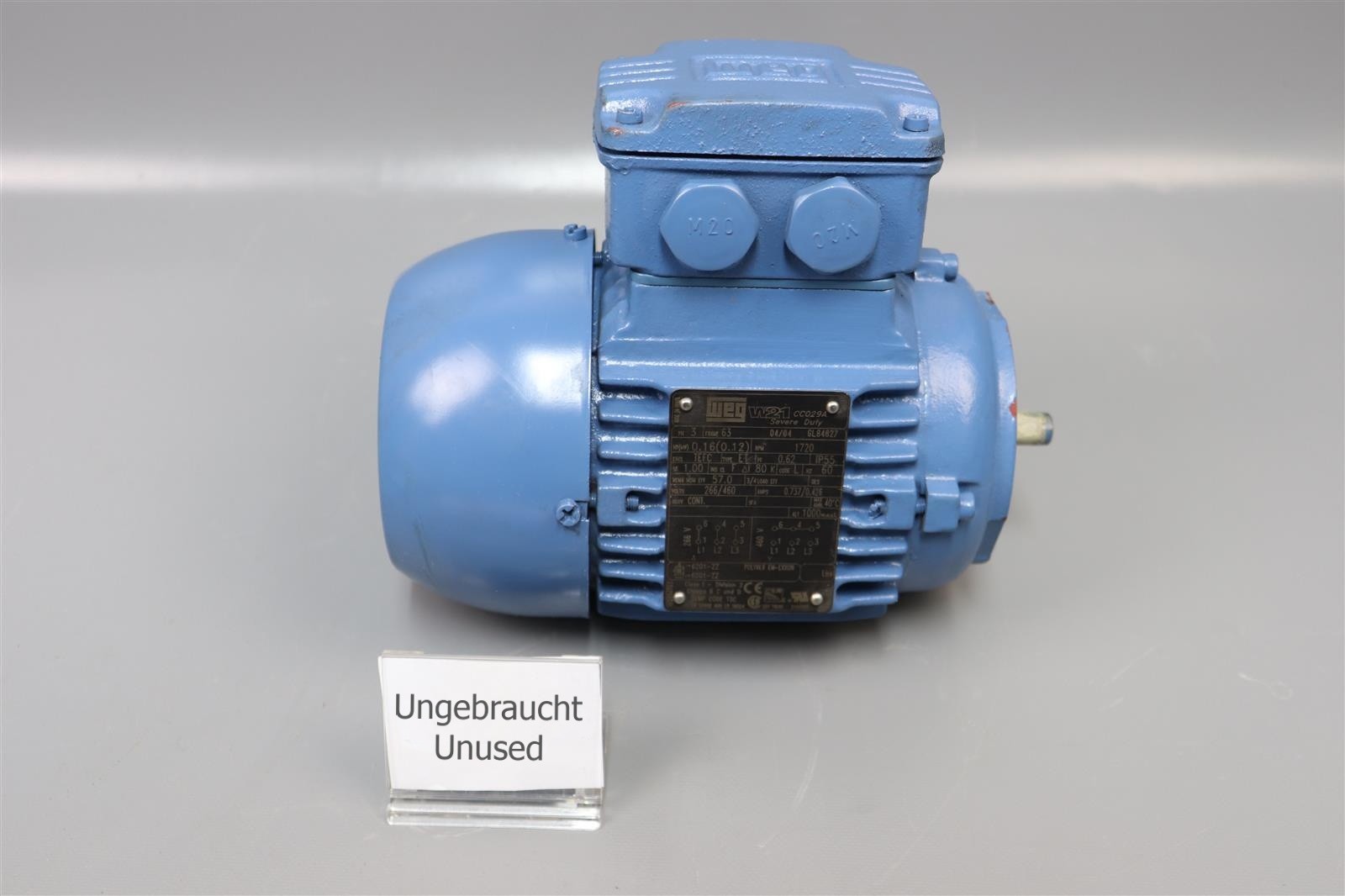 Weg W21 CC029A GL84627 Electric Motor 0.12kW 1720/min Unused