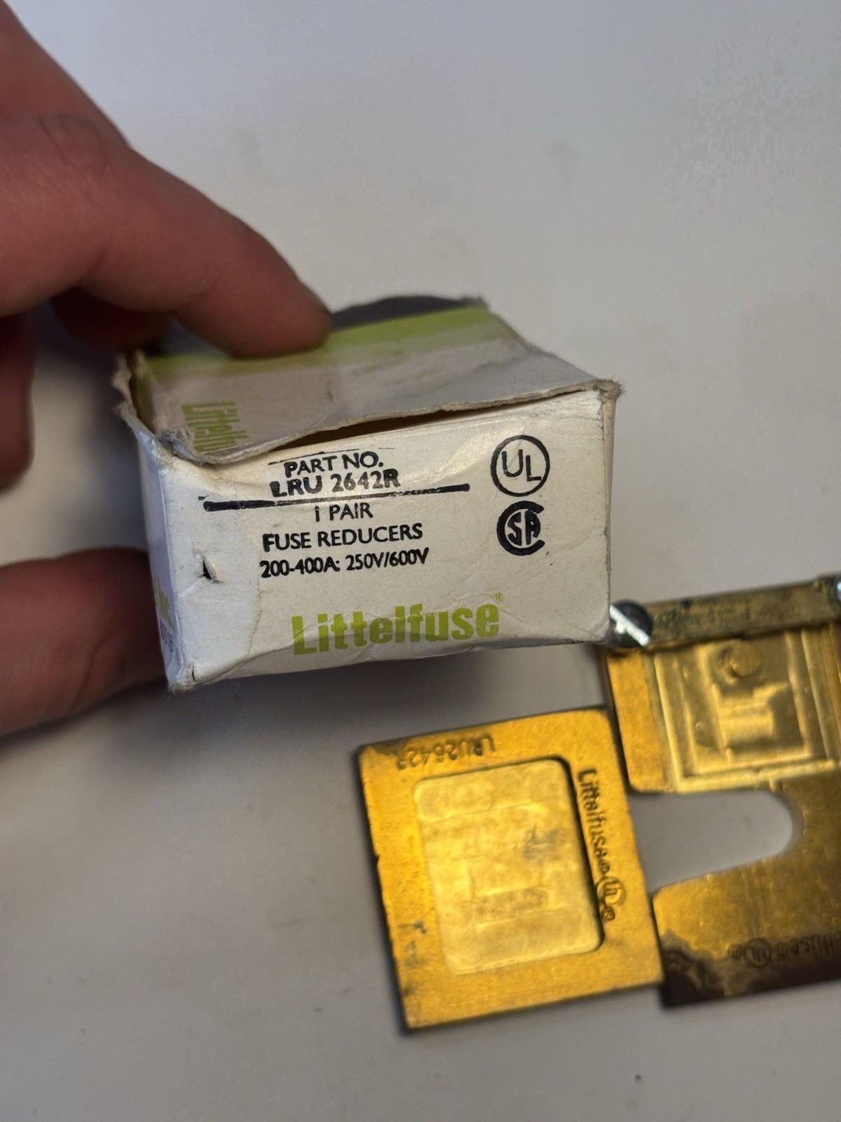 Littelfuse LRU2642R Fuse Reducer, 600V/250V to 400A/200A **Free Shipping**