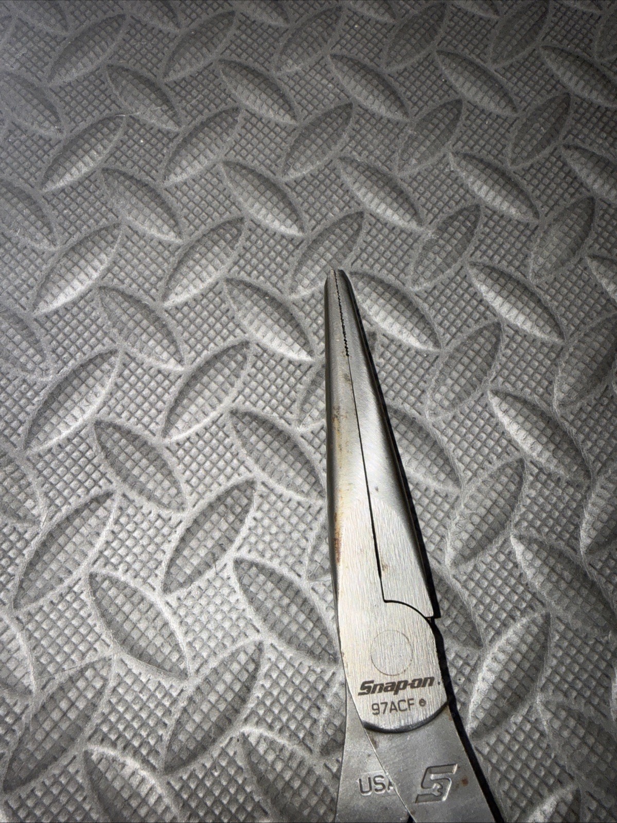 *NEW* Snap On Tools 97ACF Green Comfort Grip Needle Nose Pliers – FREE SHIPPING