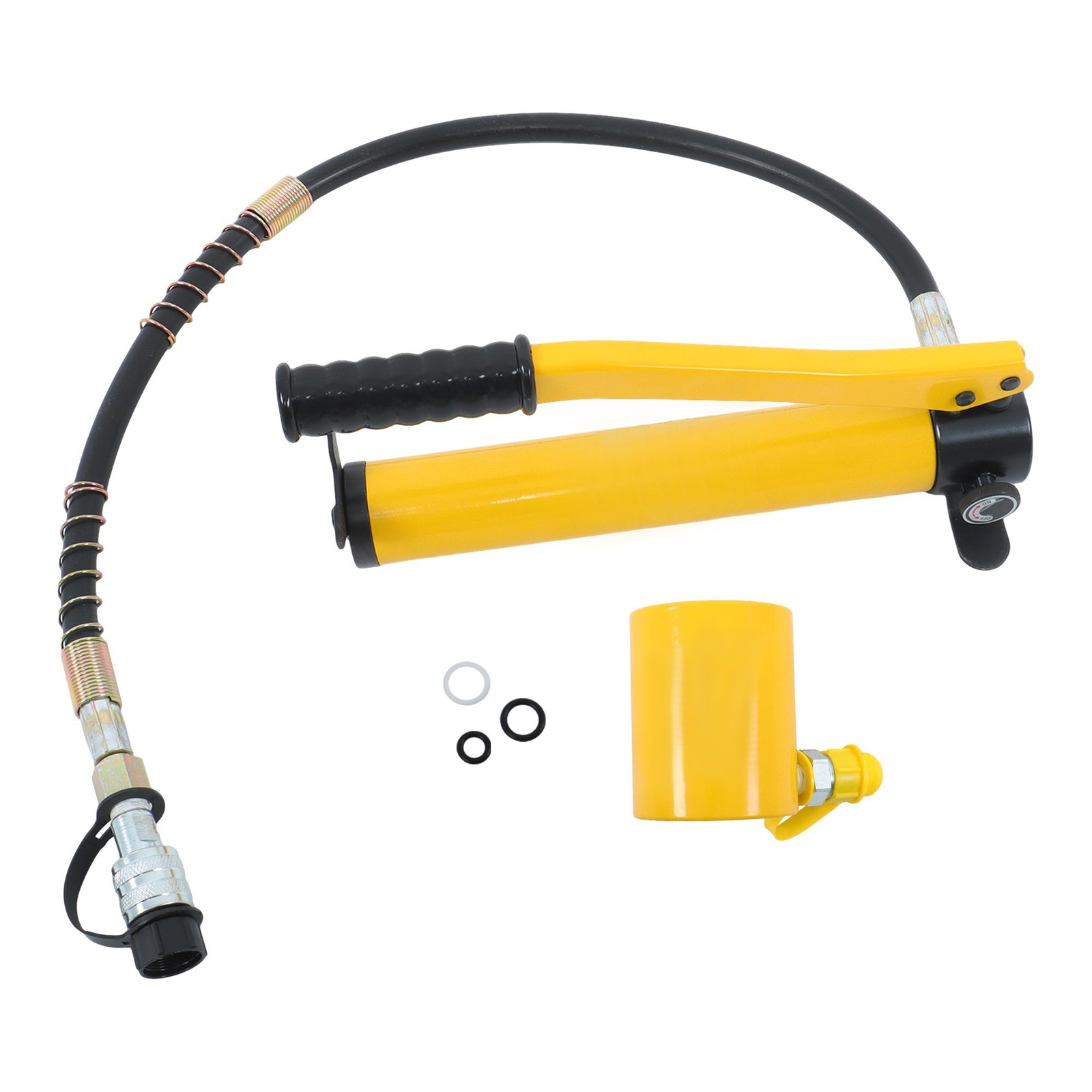 20Ton Hydraulic Cylinder For Jack Low Profile Porta Power Ram Single Acting+Pump