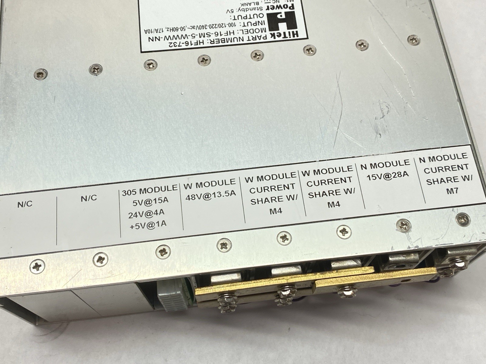 HITEK Power HF-16-SM-5-WWW-NN High Voltage Power Supply 1000W/1600W HF16-732