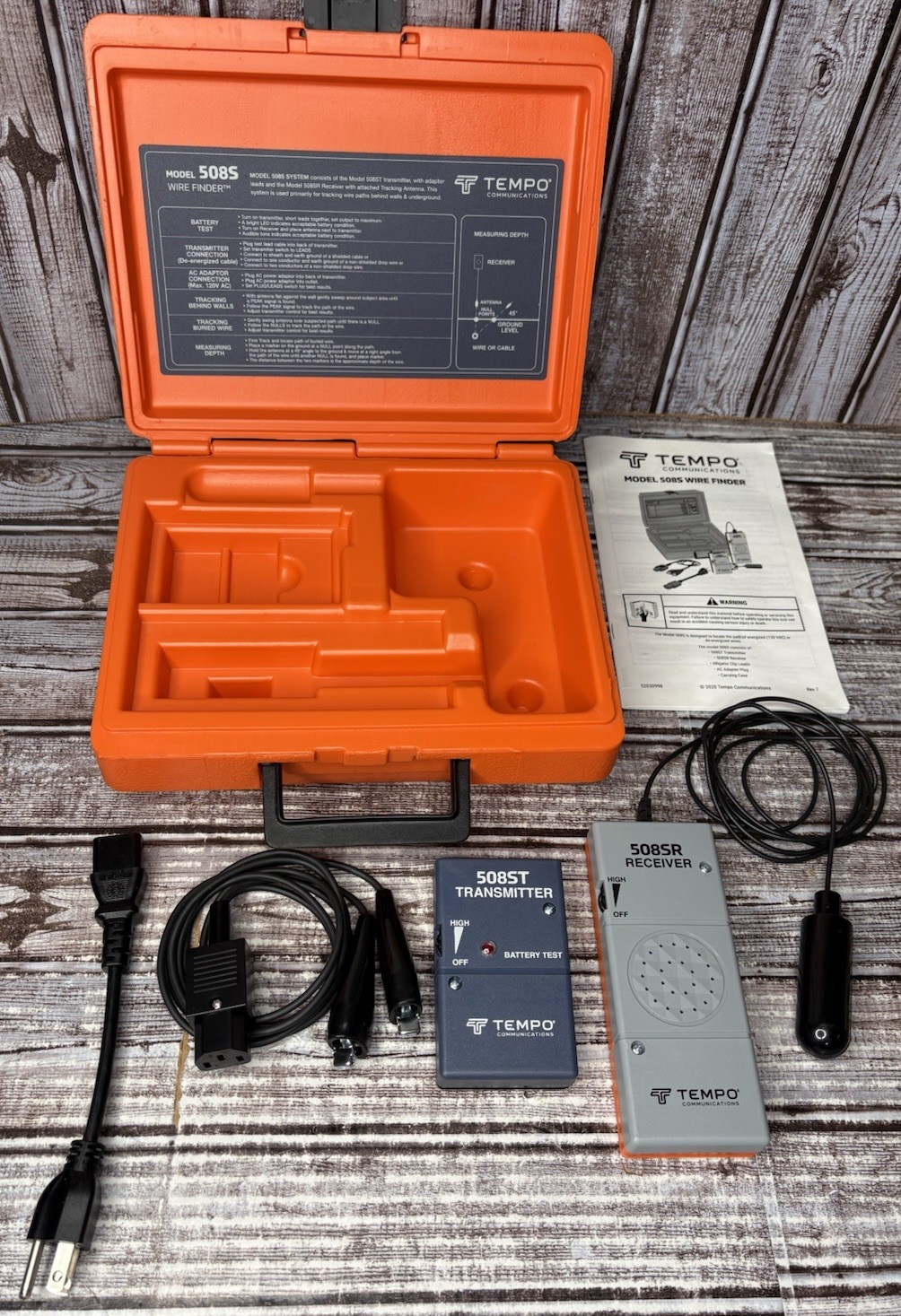 Tools Meter Tempo 508s Wire Finder Wire Locating System/Tracer /508ST/508SR