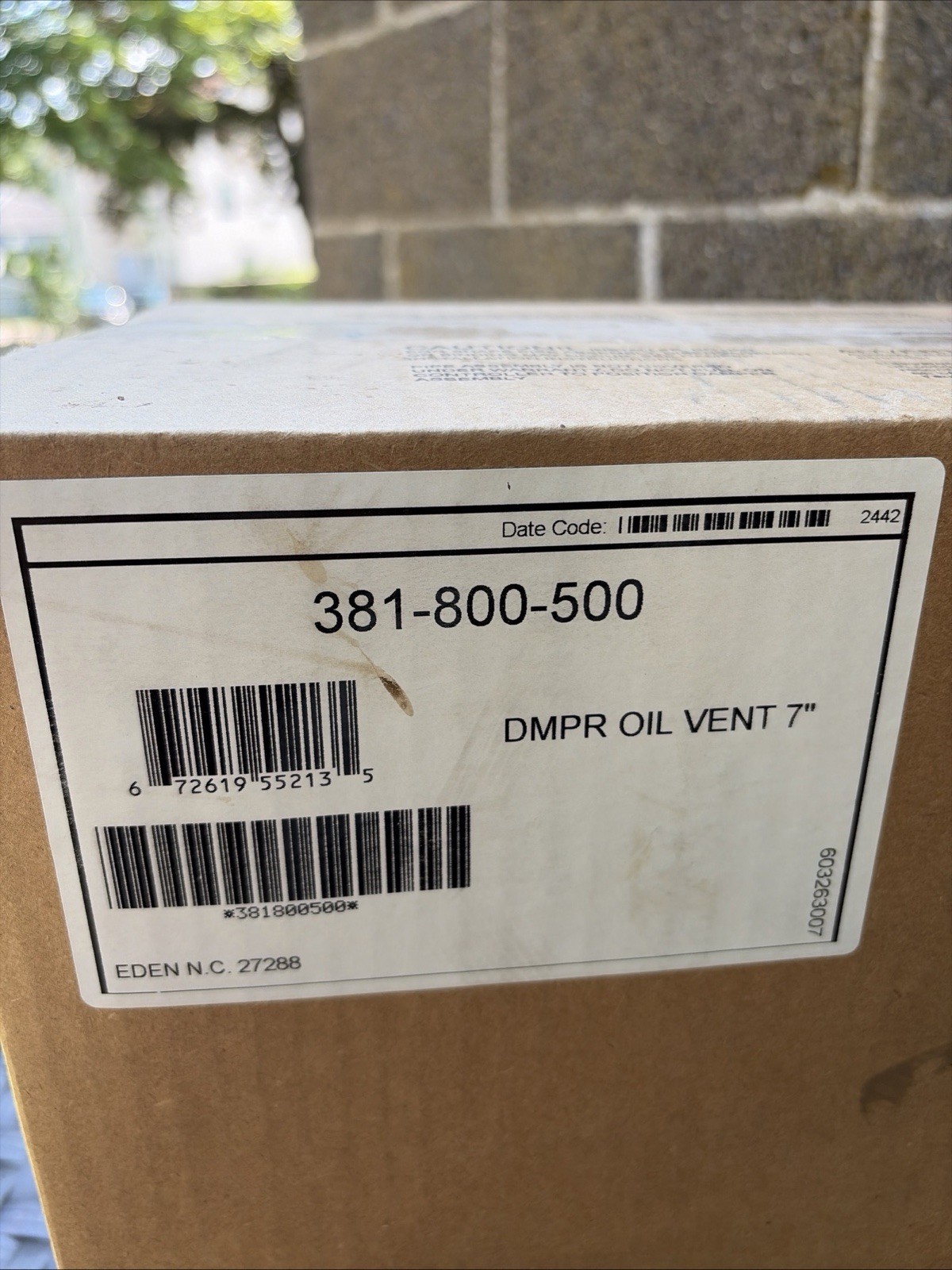 OVD-7 Weil-McLain 381-800-500 Boiler Oil Vent Damper Assembly 7” FIELD CONTROLS