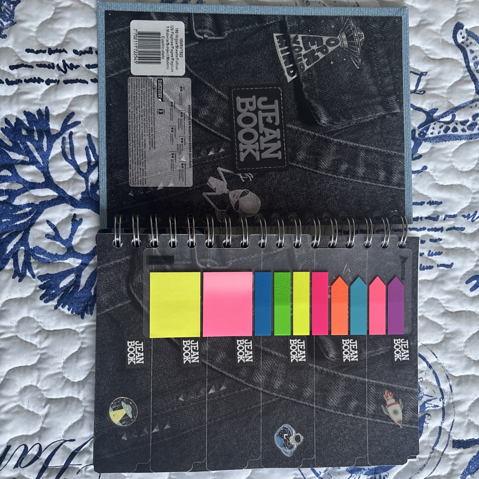 Norma Jean Book Spiral Notebook. New. Stickers and More Included See Pics.