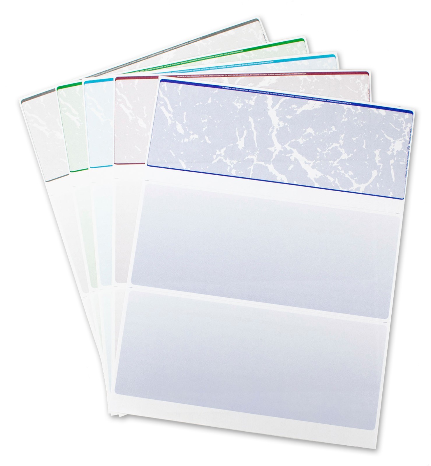 500 Sheets / Top Style Blank Computer Checks