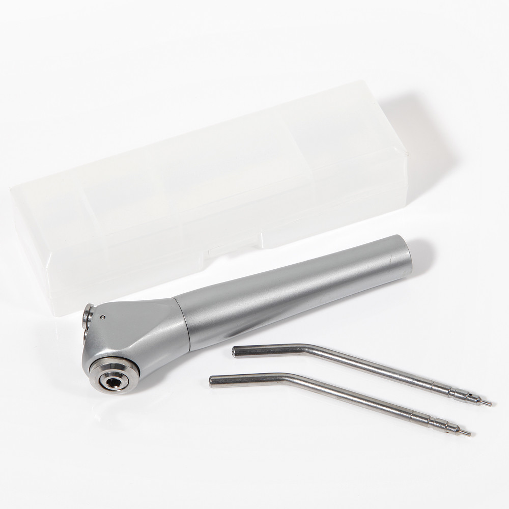 Dental 3 Way Air Water Spray Triple Syringe Handpiece w/ 2 Nozzles Tip Tubes US