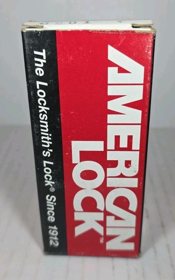 American Lock A6201 Padlock 2″ Shackle 1 3/4″ Wide Solid Steel Body Unkeyed New