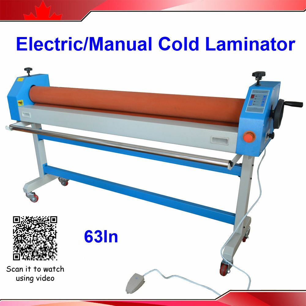 Intbuying Automatic Electric Large Cold Laminating Machine Manual 63In 1600MM