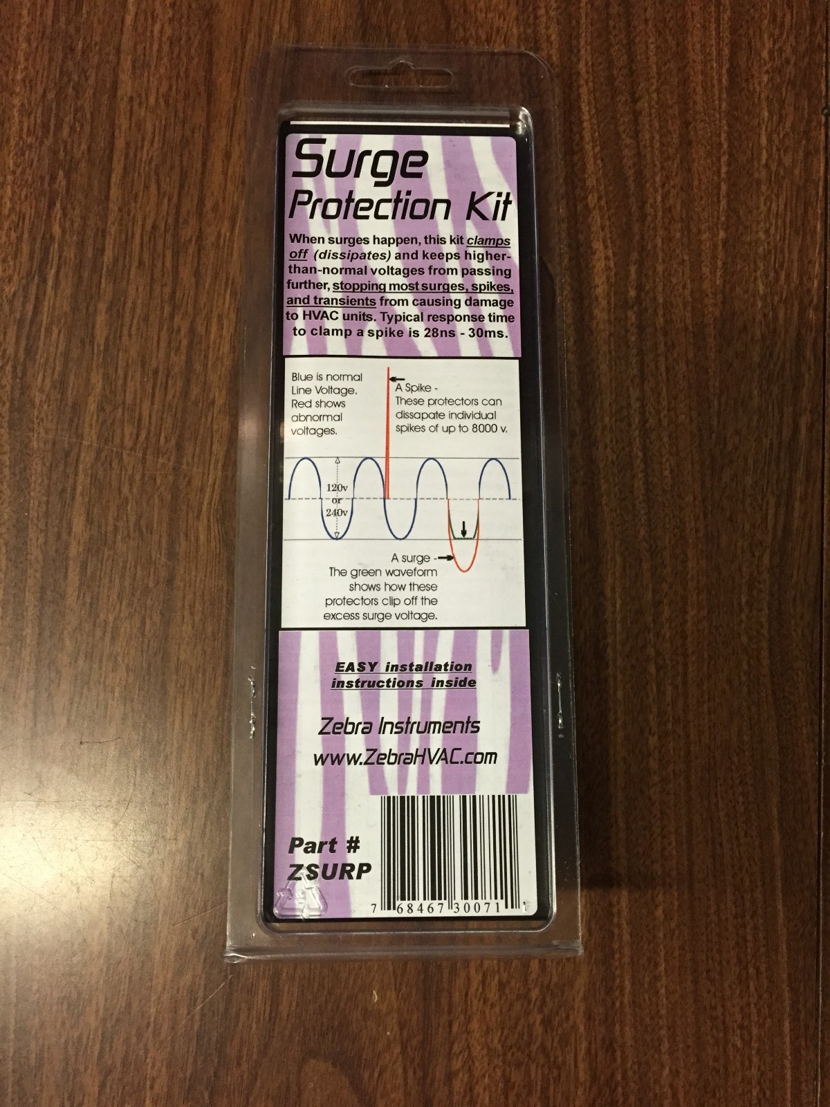 ZEBRA INSTRUMENTS ‘SURGE PROTECTION KIT’ ZSURP