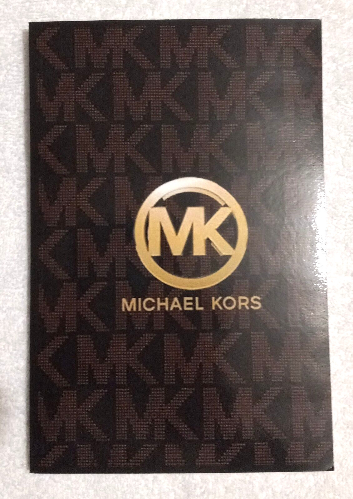 MICHAEL KORS GOLDEN GLOW LOGO NOTEBOOK 6 X 9 INCHES PAPER JOURNAL