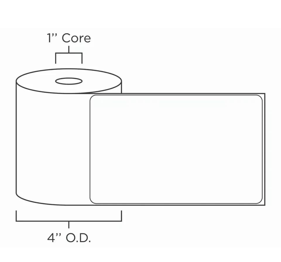 2 Rolls 4×6 Direct Thermal Shipping Labels – 250 per roll – 500 labels