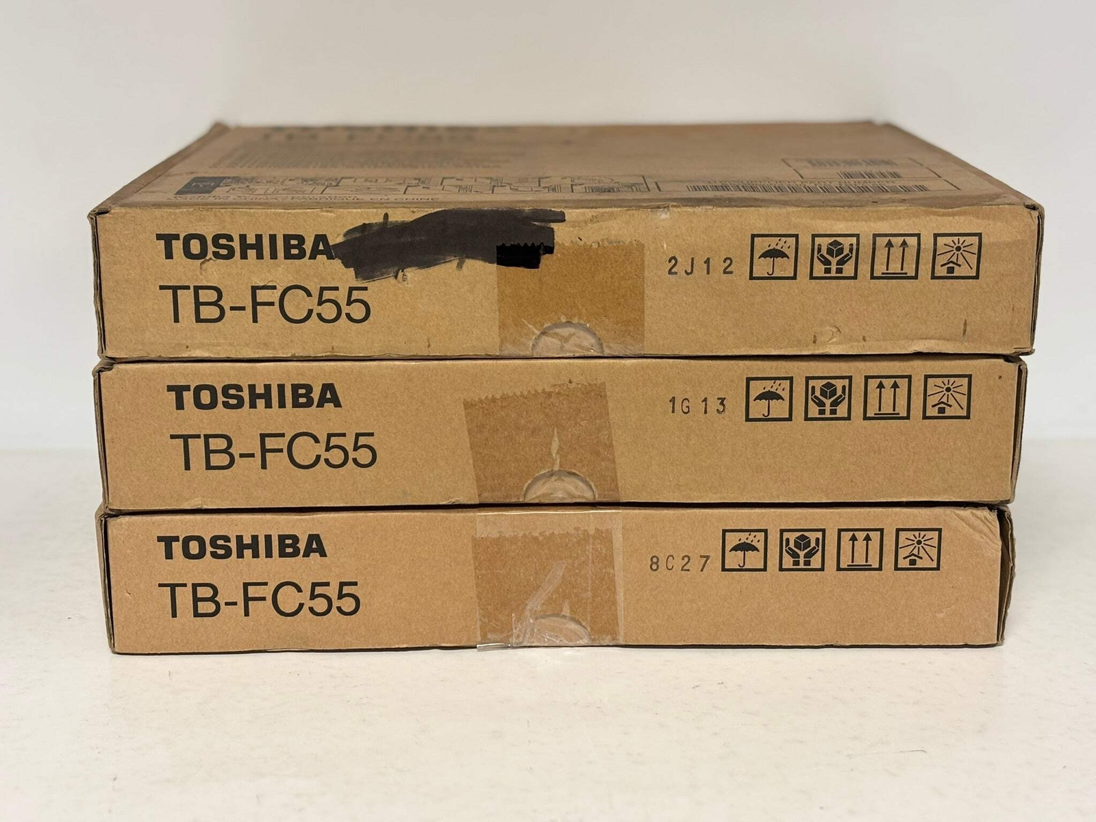 3 OEM Toshiba E5506AC,5508A,5516AC,6570 Waste Toner Container TBFC55 (TB-FC55)